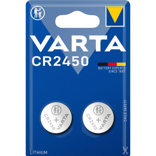 CR2450 3V Lithium Button cell battery 2-pack