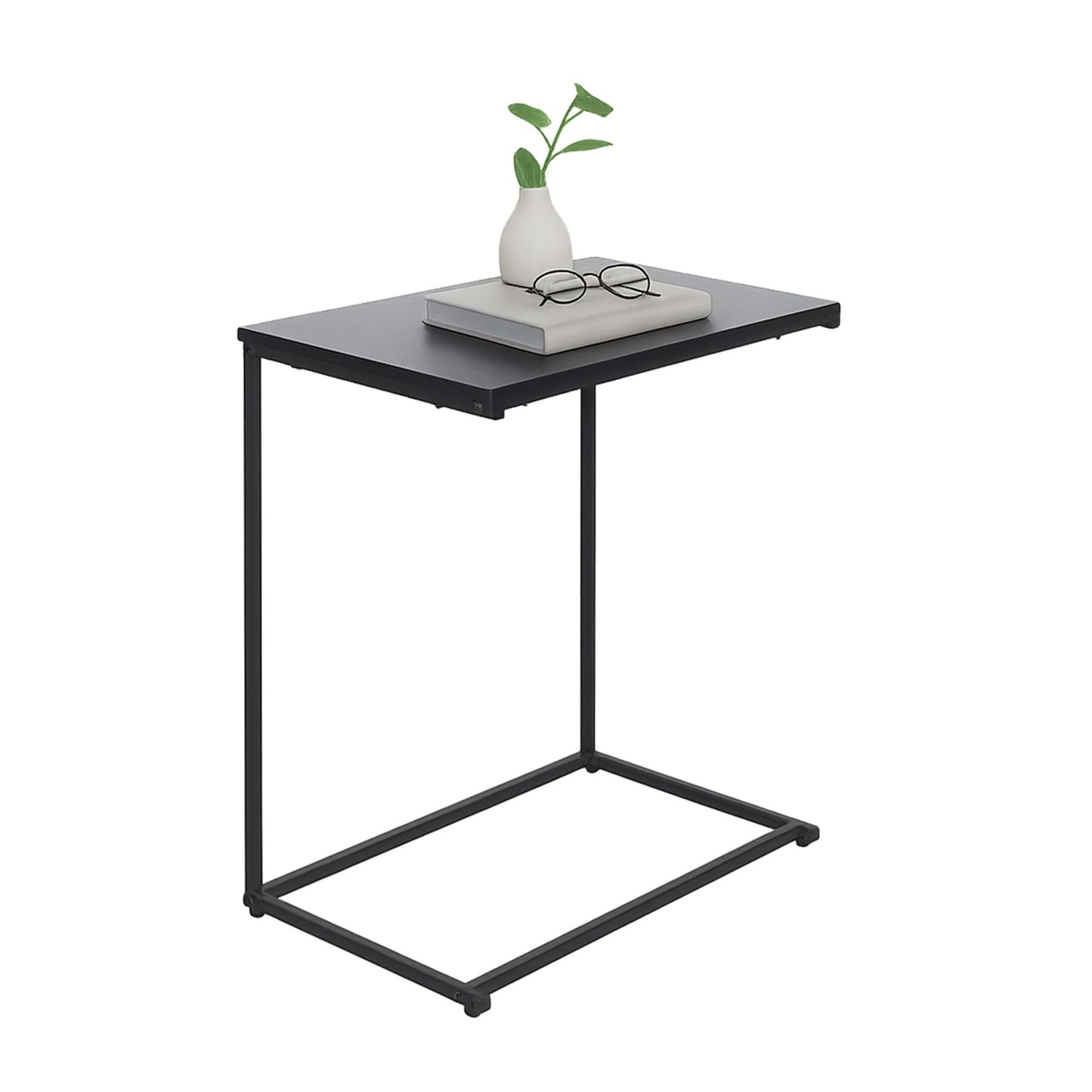 C-Shaped Side Table – Space-Saving, Industrial Design