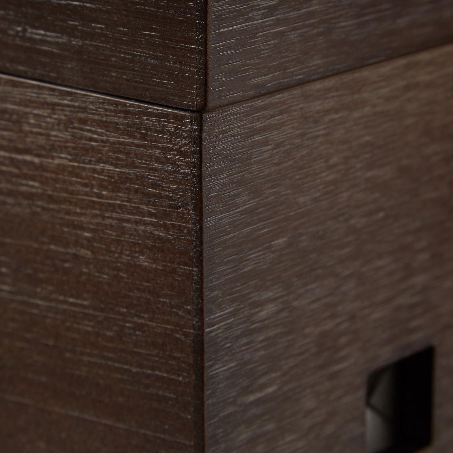 Cable box Bamboo Dark brown