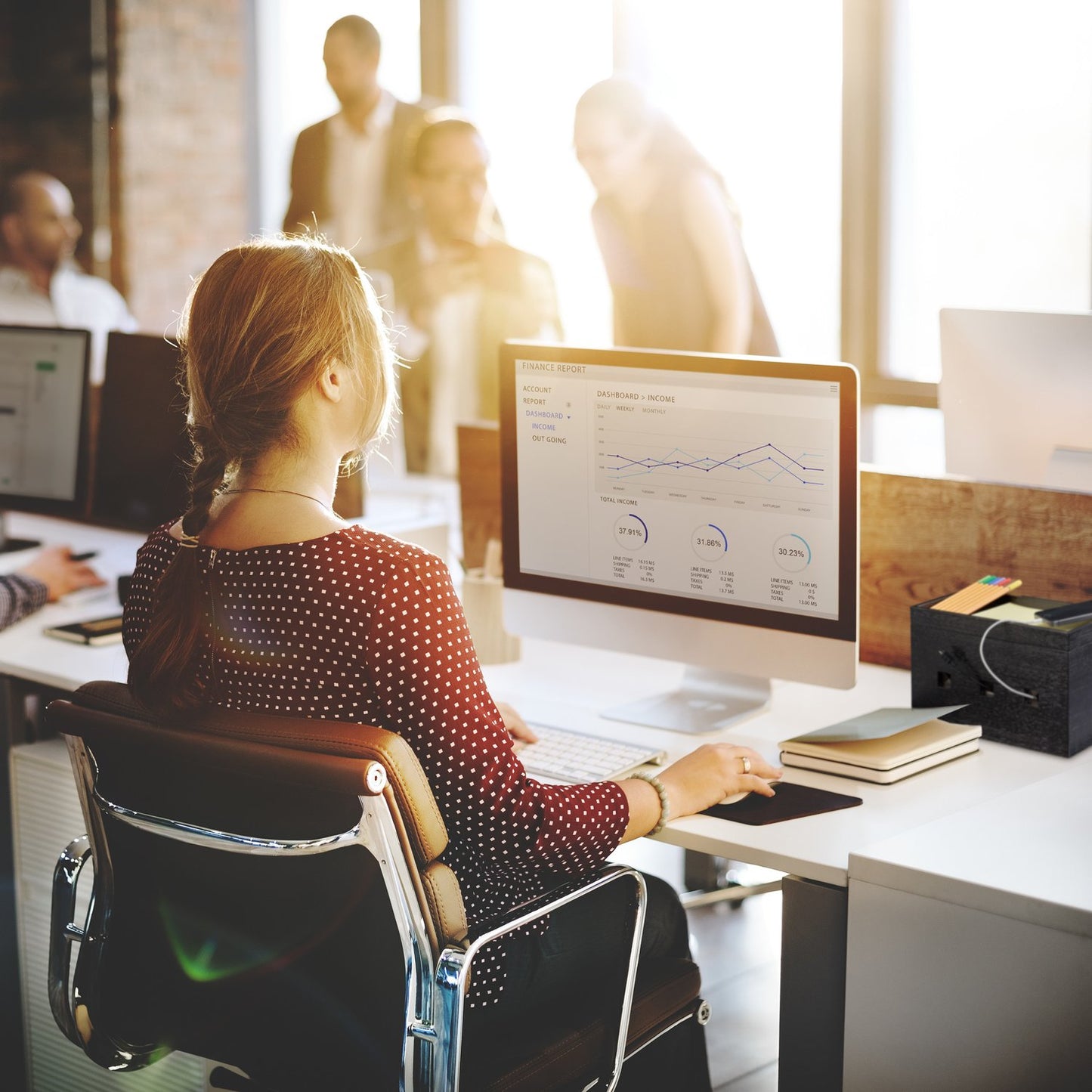 Cable box bamboo black