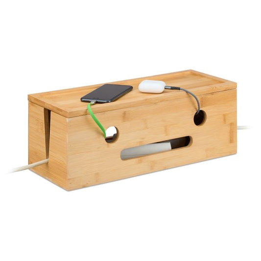 Cable box in bamboo