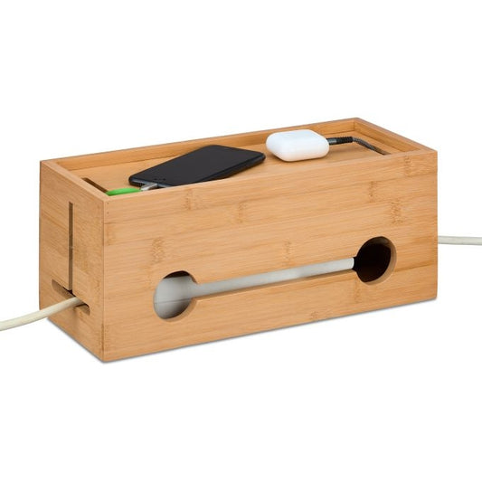 Cable box in bamboo