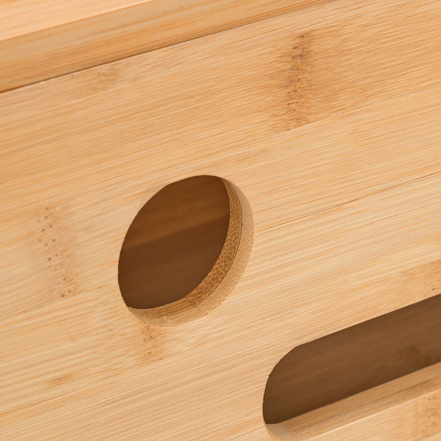Cable box in bamboo