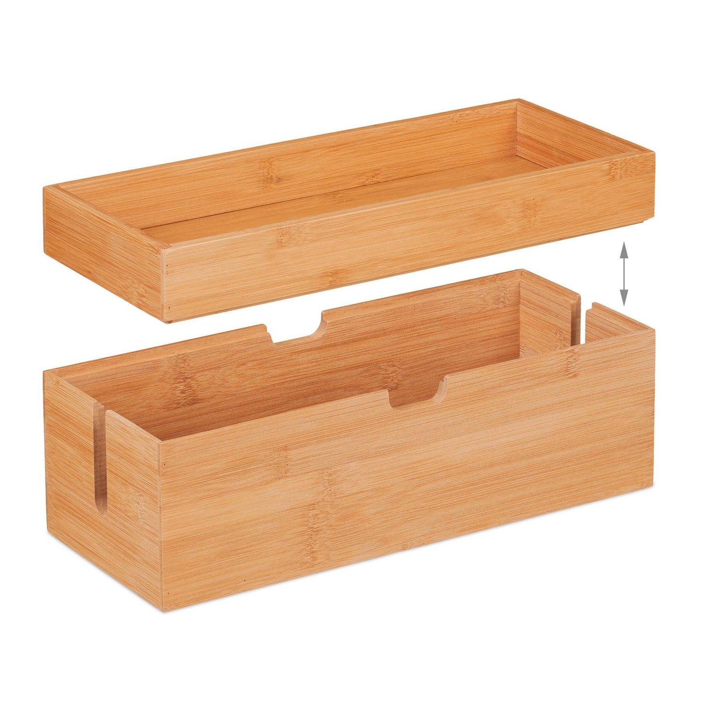 Cable box in bamboo