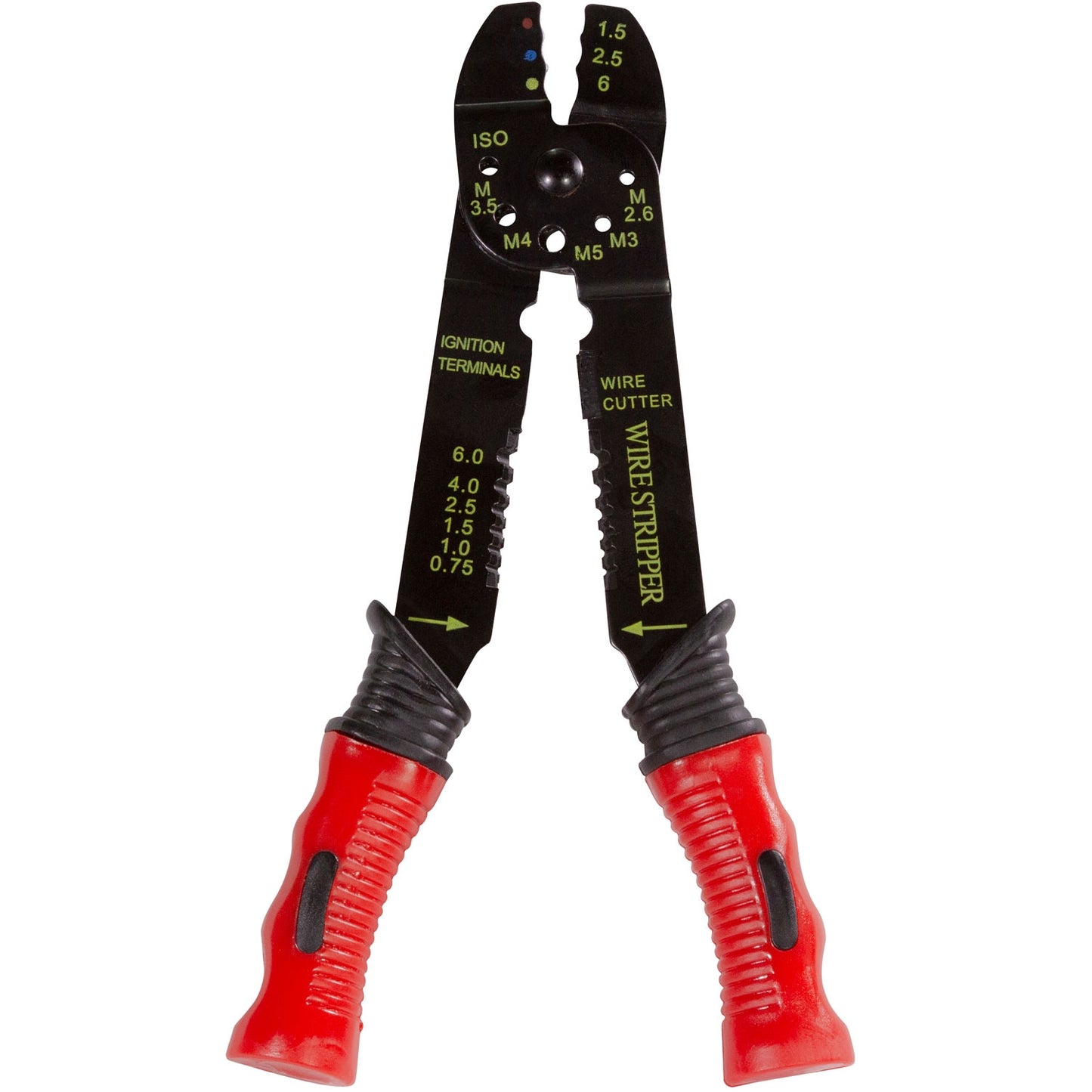 Cable lug pliers with the cable lug