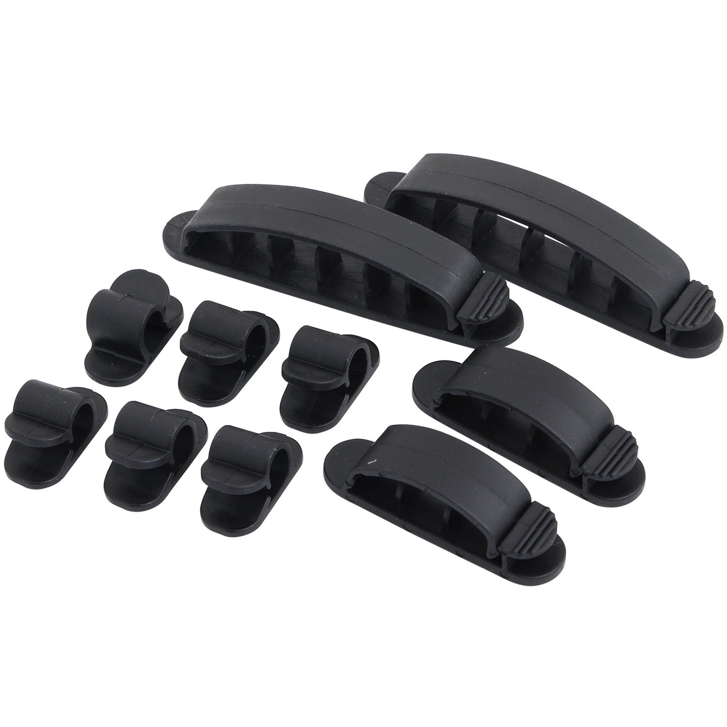 Cable management kit 10 parts self-adhesive