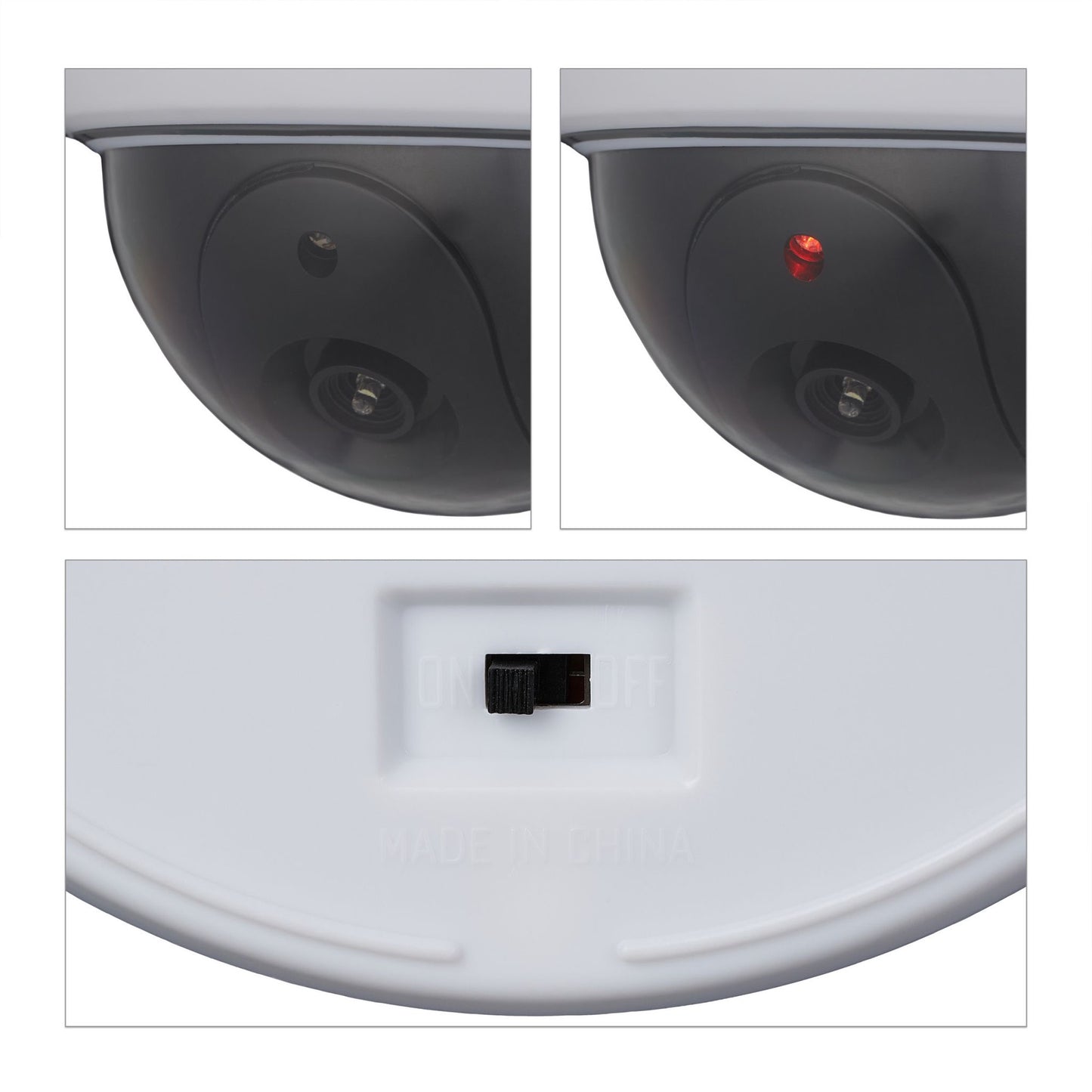 Camera dummy in dome shape