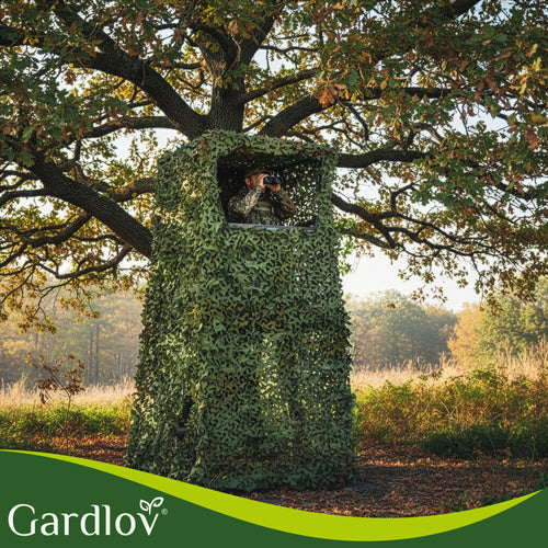 Camouflage Net 3x6m with 100 Cable Ties, Waterproof