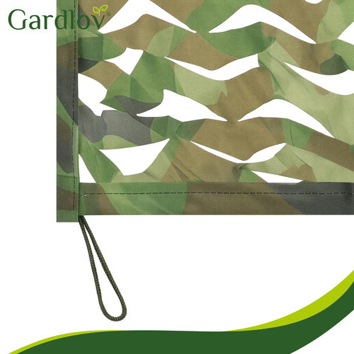 Camouflage Net 4x6m, Waterproof, 100 Cable Ties Included