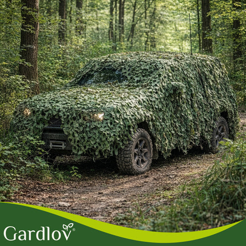 Camouflage Net 4x6m, Waterproof, 100 Cable Ties Included