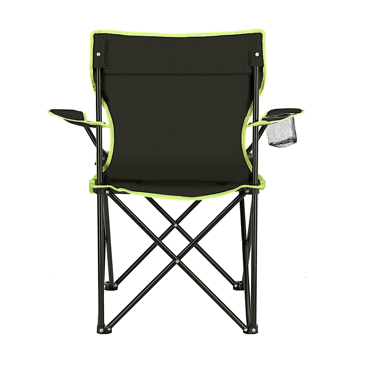 Camping Chair, Black-Lime, Foldable, Lightweight