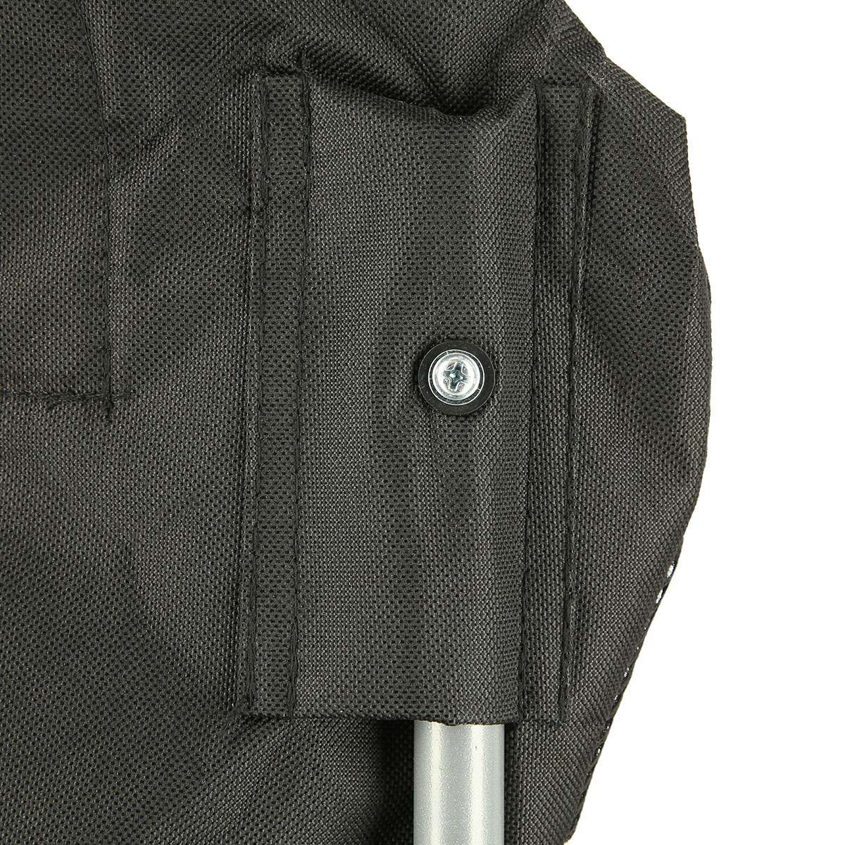 Camping Chair, Black-Red, Foldable, Lightweight