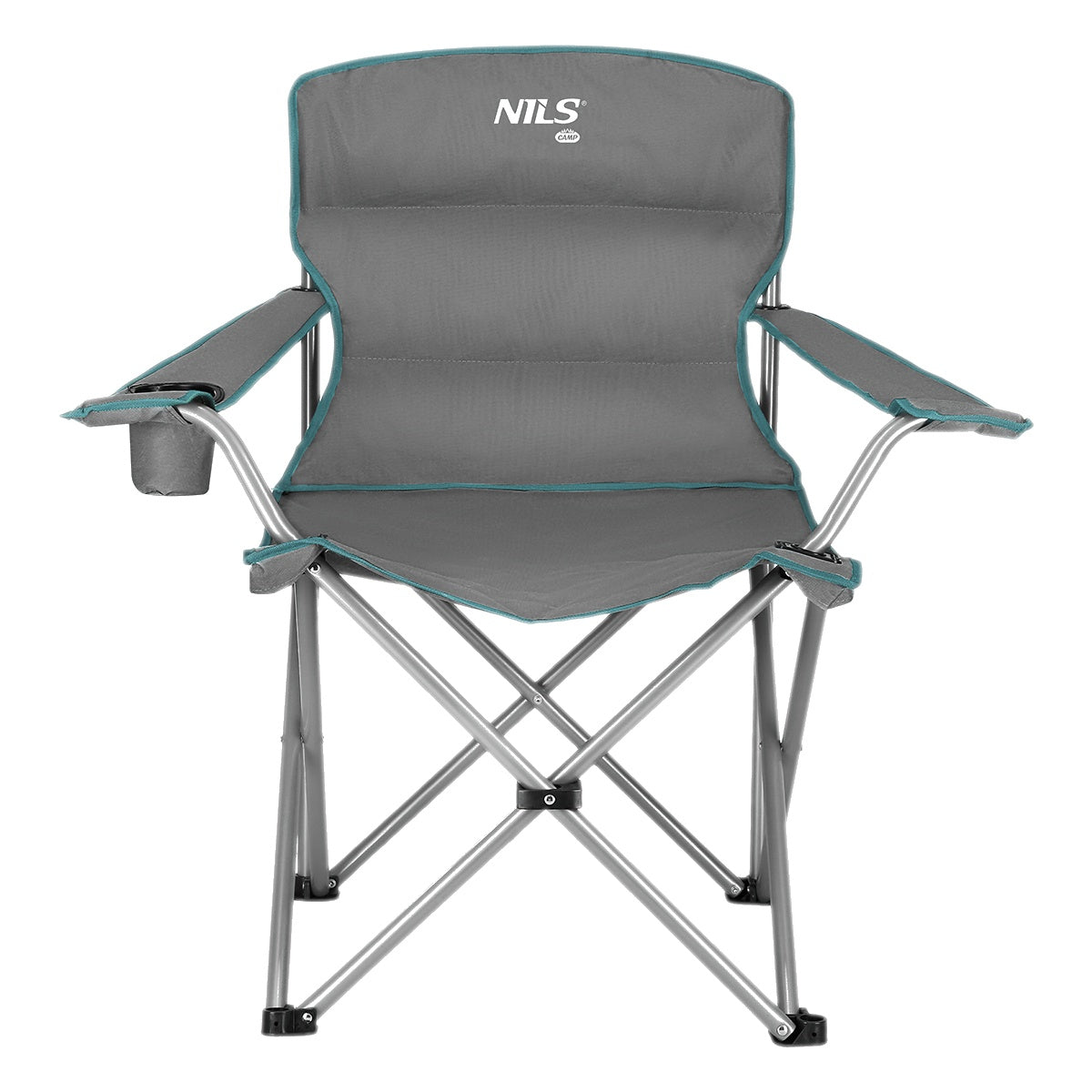 Camping Chair, Gray-Green, Foldable, Lightweight