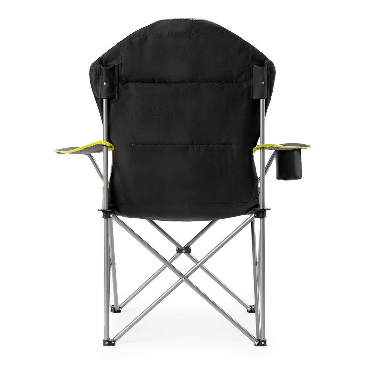 Camping Chair, Grey-Lime, Foldable, Lightweight