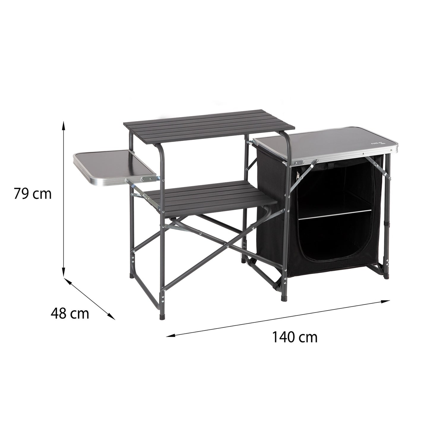 Camping Cupboard, Compact Folding Storage Unit