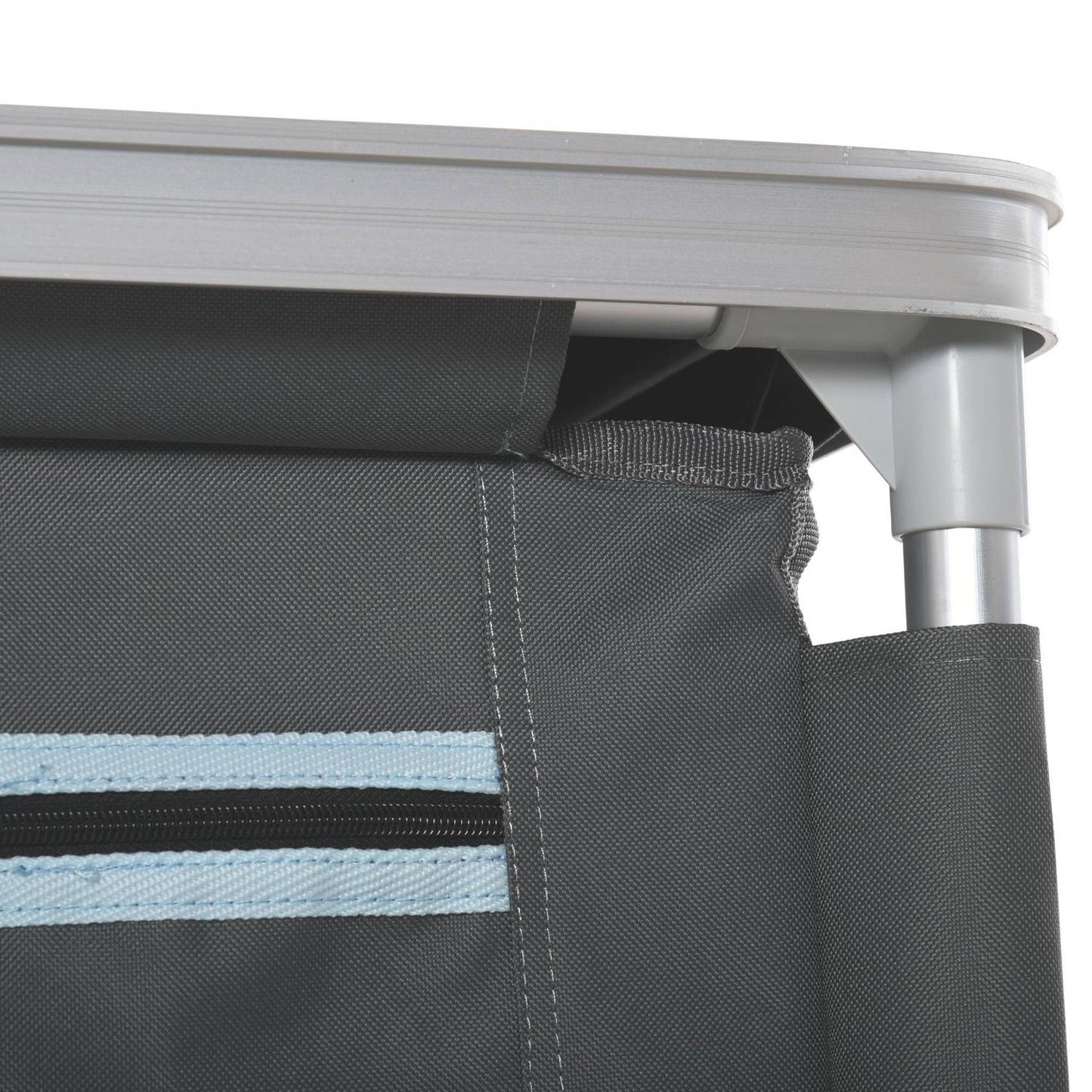 Portable camping kitchen box - worktop, bag, shelves