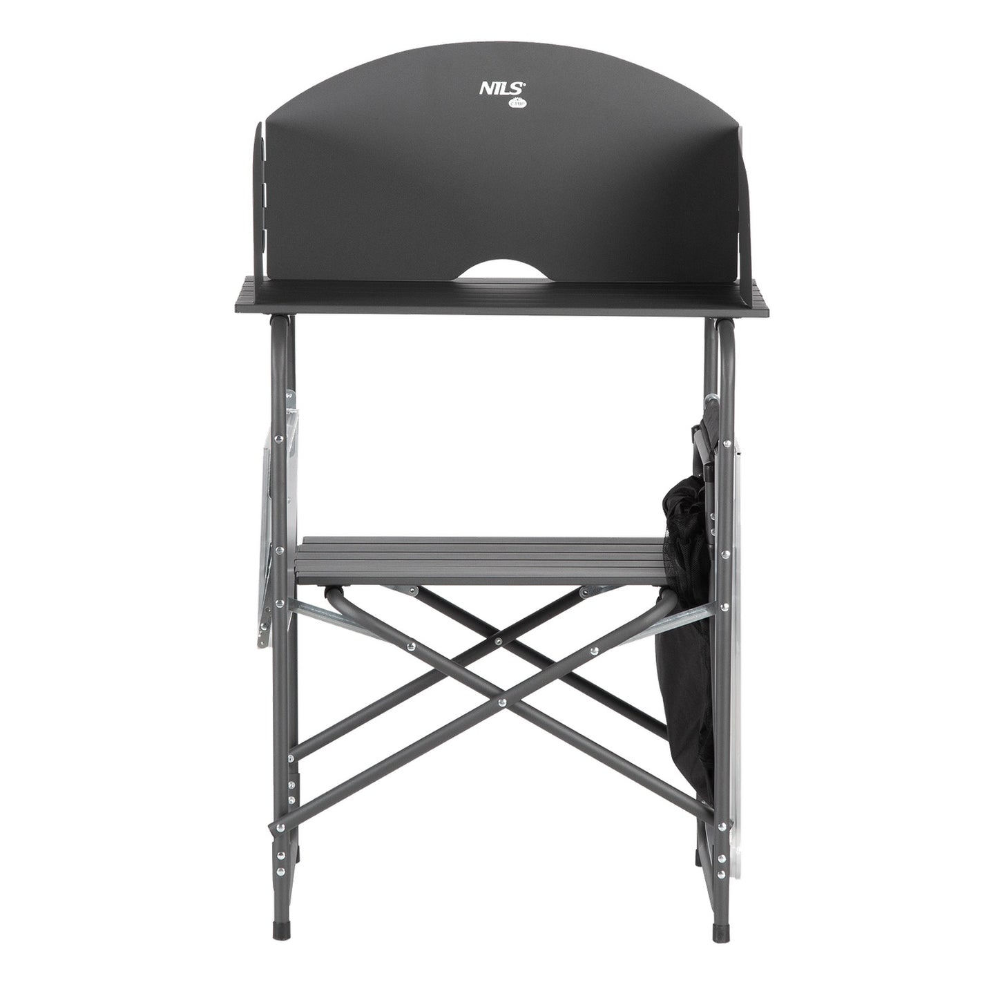 Camping Cupboard with Wind Shelter, Portable Storage