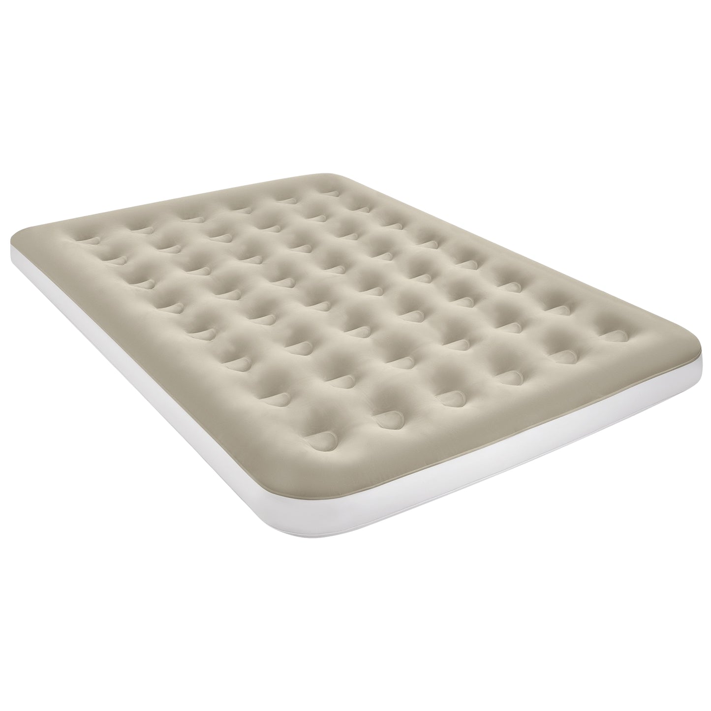 Camping Mattress, 203x152x22 cm, Beige