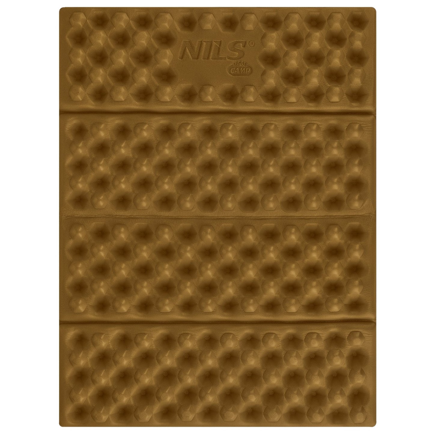 Camping Seating Mat, 40cm, Aluminum Bolster, Brown