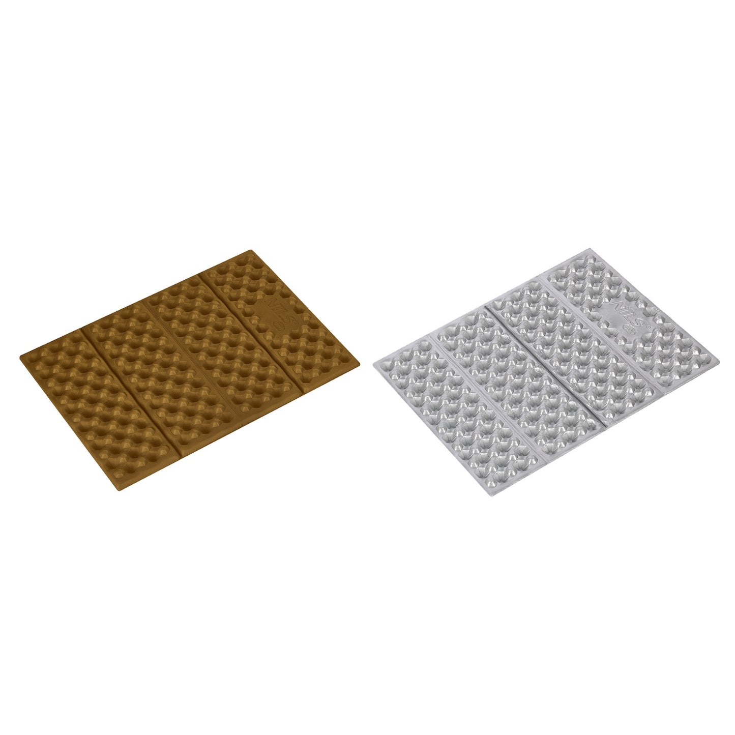 Camping Seating Mat, 40cm, Aluminum Bolster, Brown