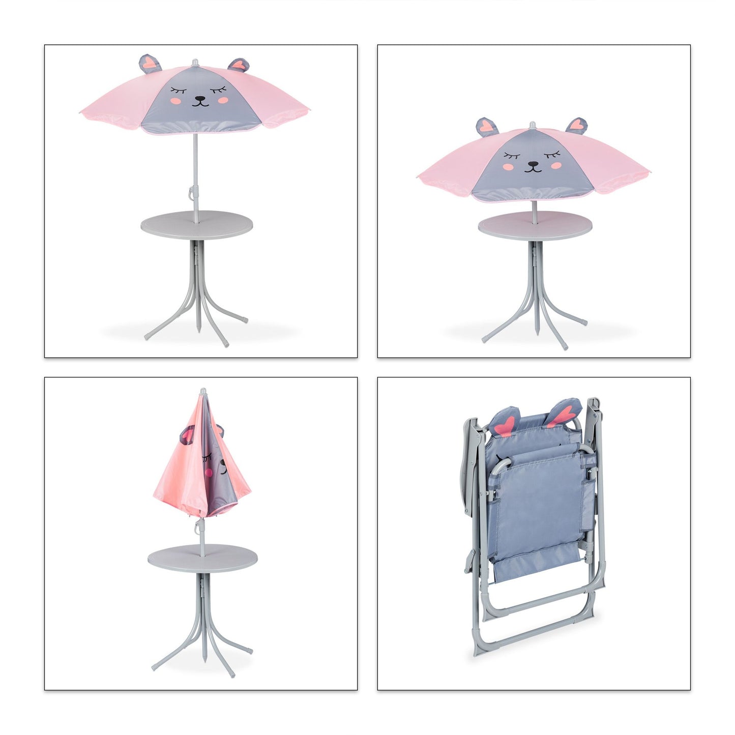 Camping Seating group for children with parasol