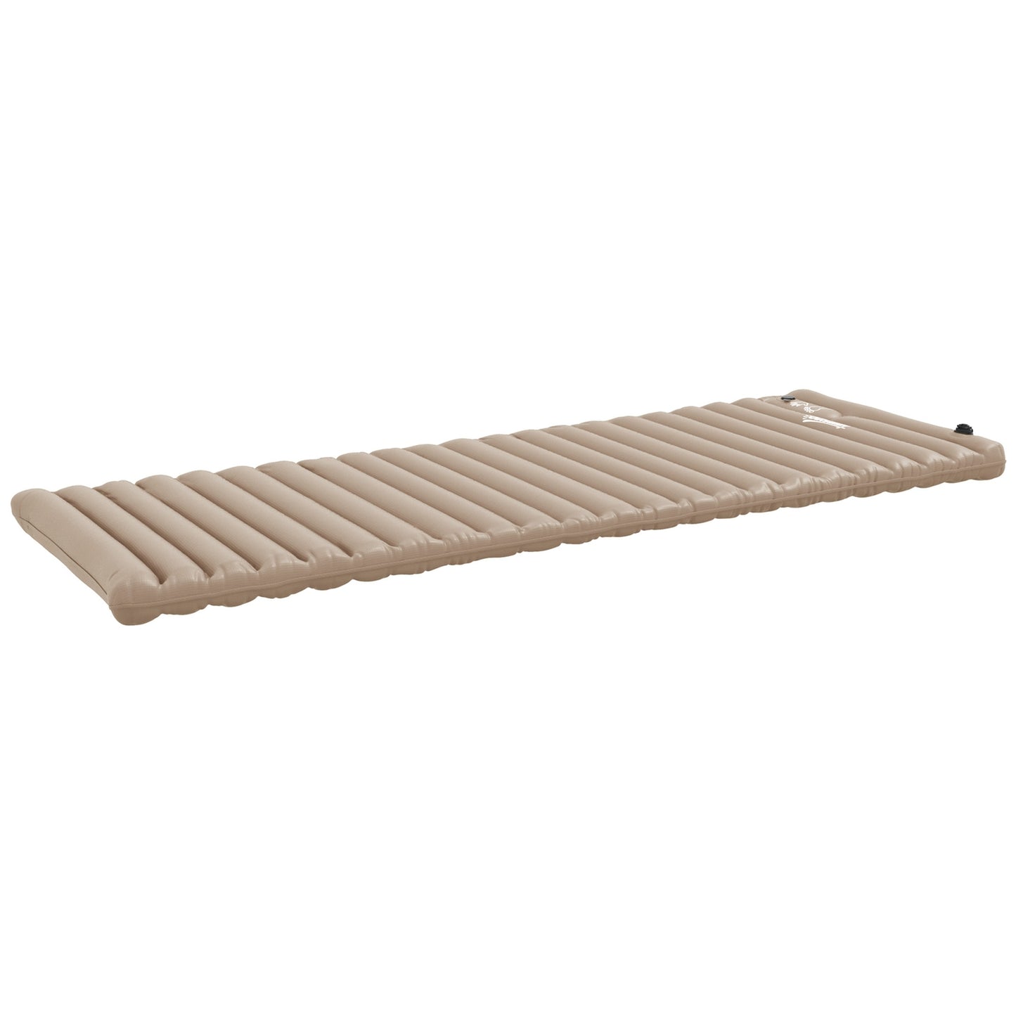 Camping Air Mattress With Foot Pump, Water Repellent, Khaki