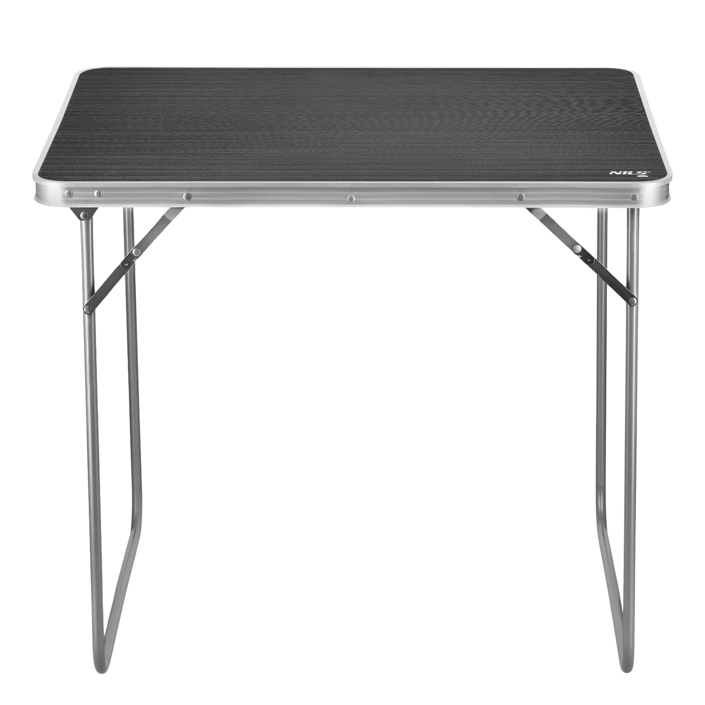Camping Table 80x60x70 cm, Dark Grey, Portable