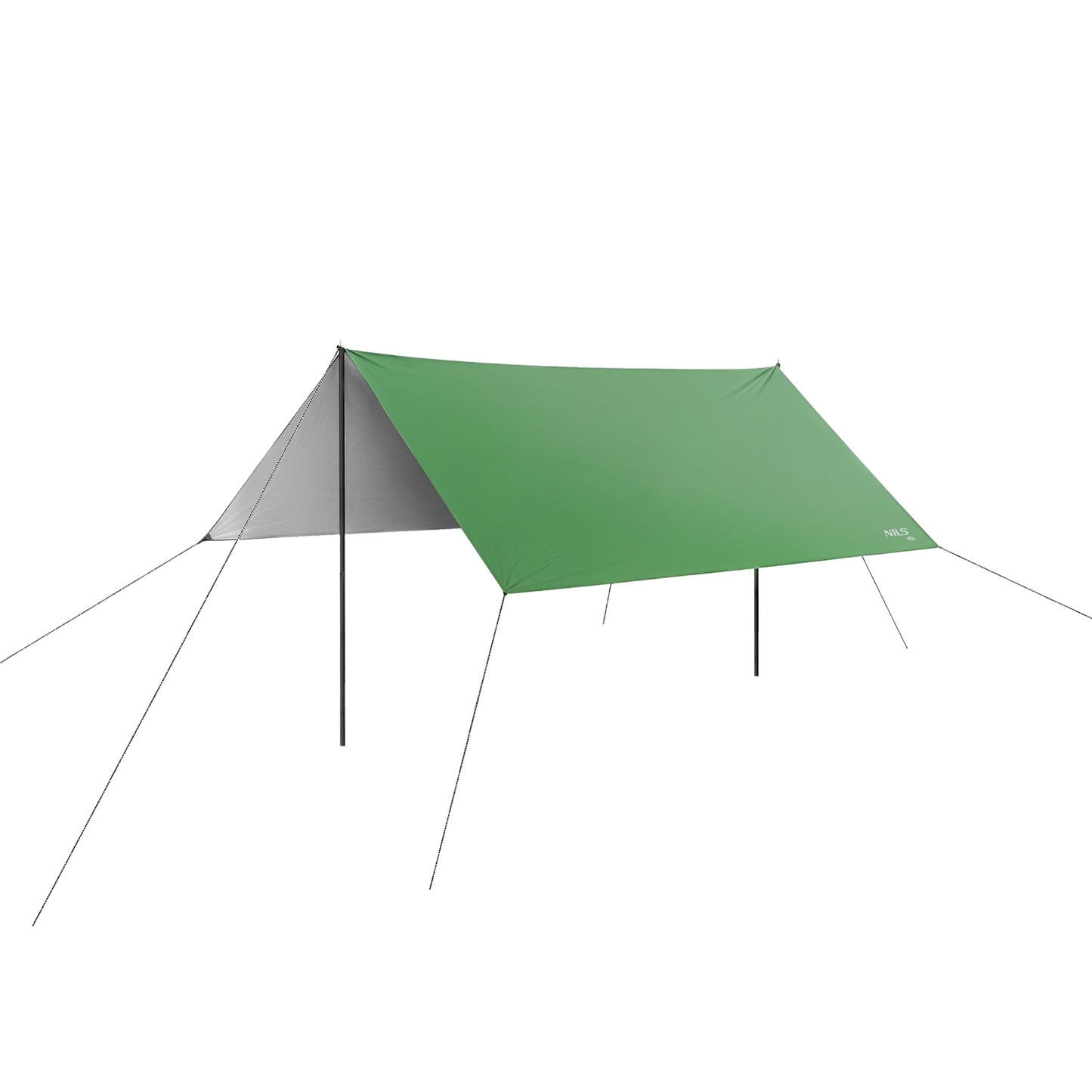 Camping Tarp 300x300 cm, Green, Waterproof