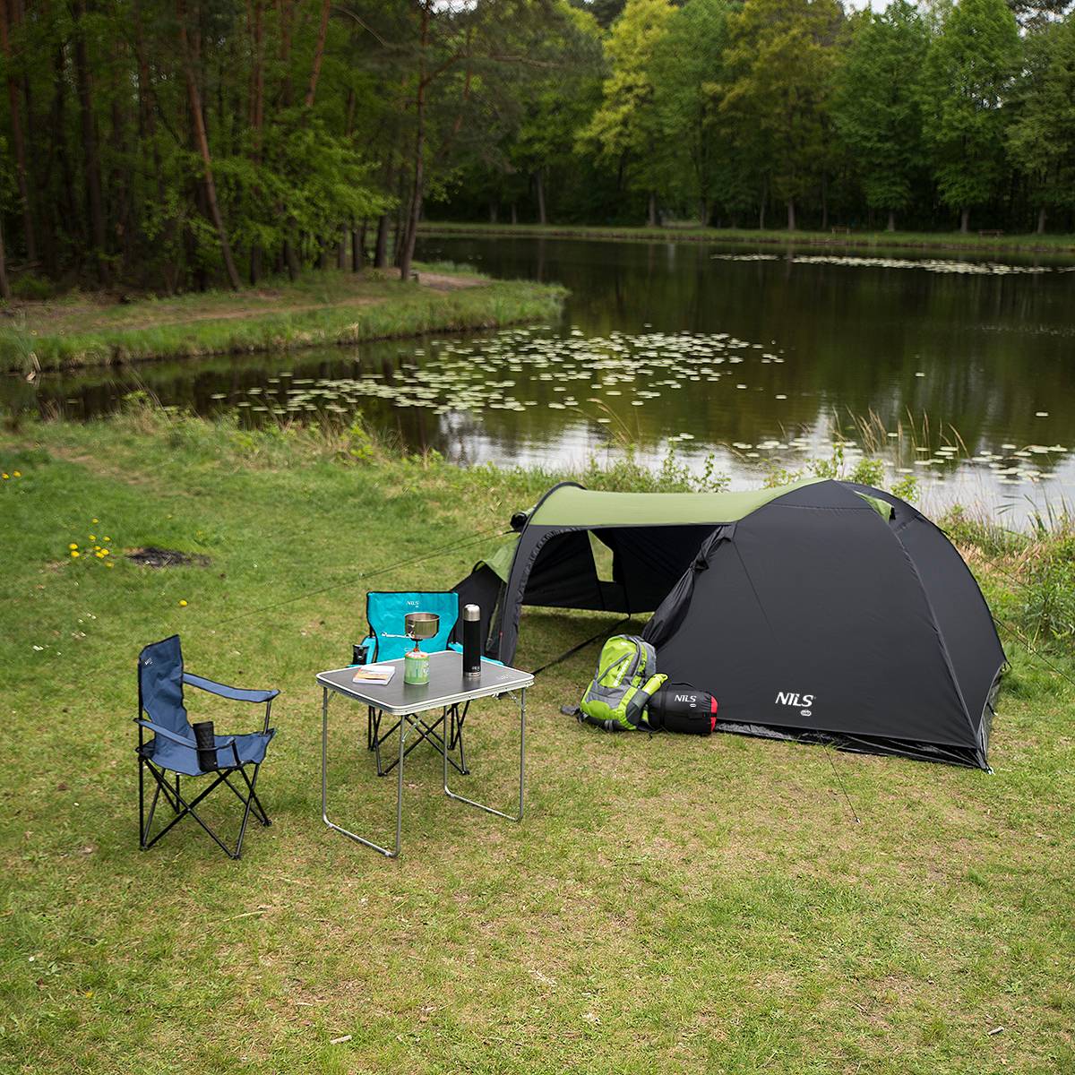 Camping Tent, 2-Person, Lightweight, Waterproof