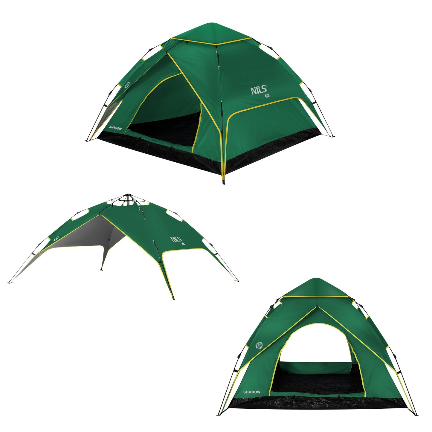 Camping Tent, 3-Person, 3000mm Waterproof