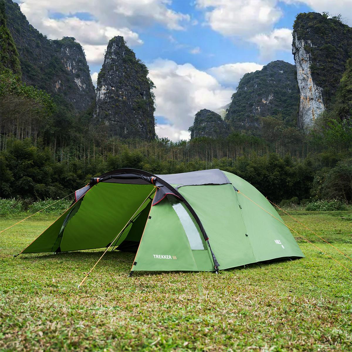 Camping Tent, 3-Person, Lightweight, Easy Setup