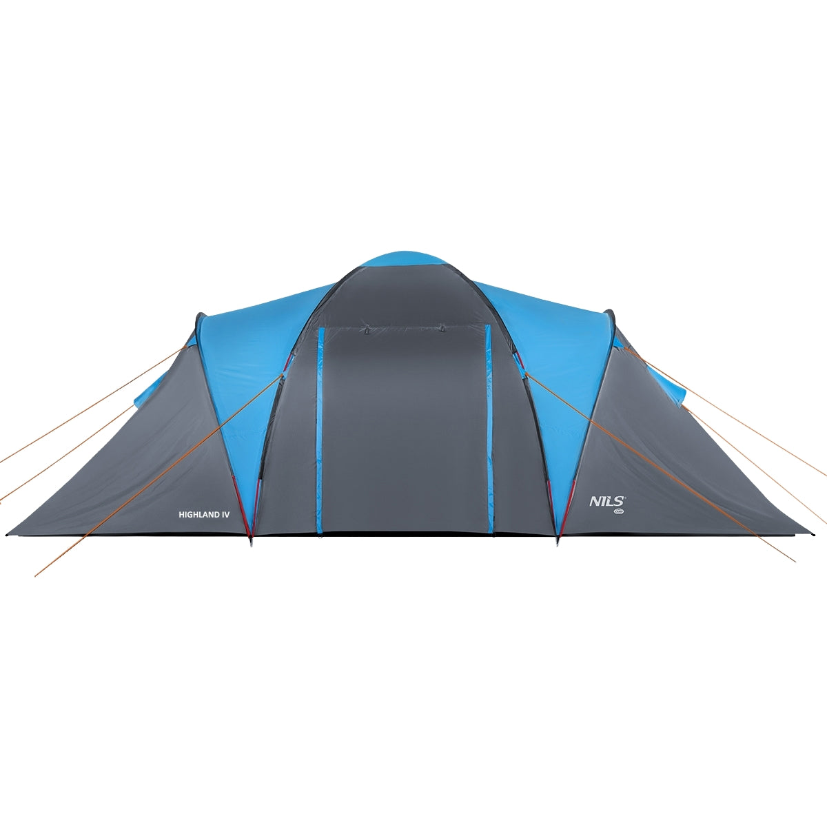 Camping Tent, 4-Person, Blue-Gray