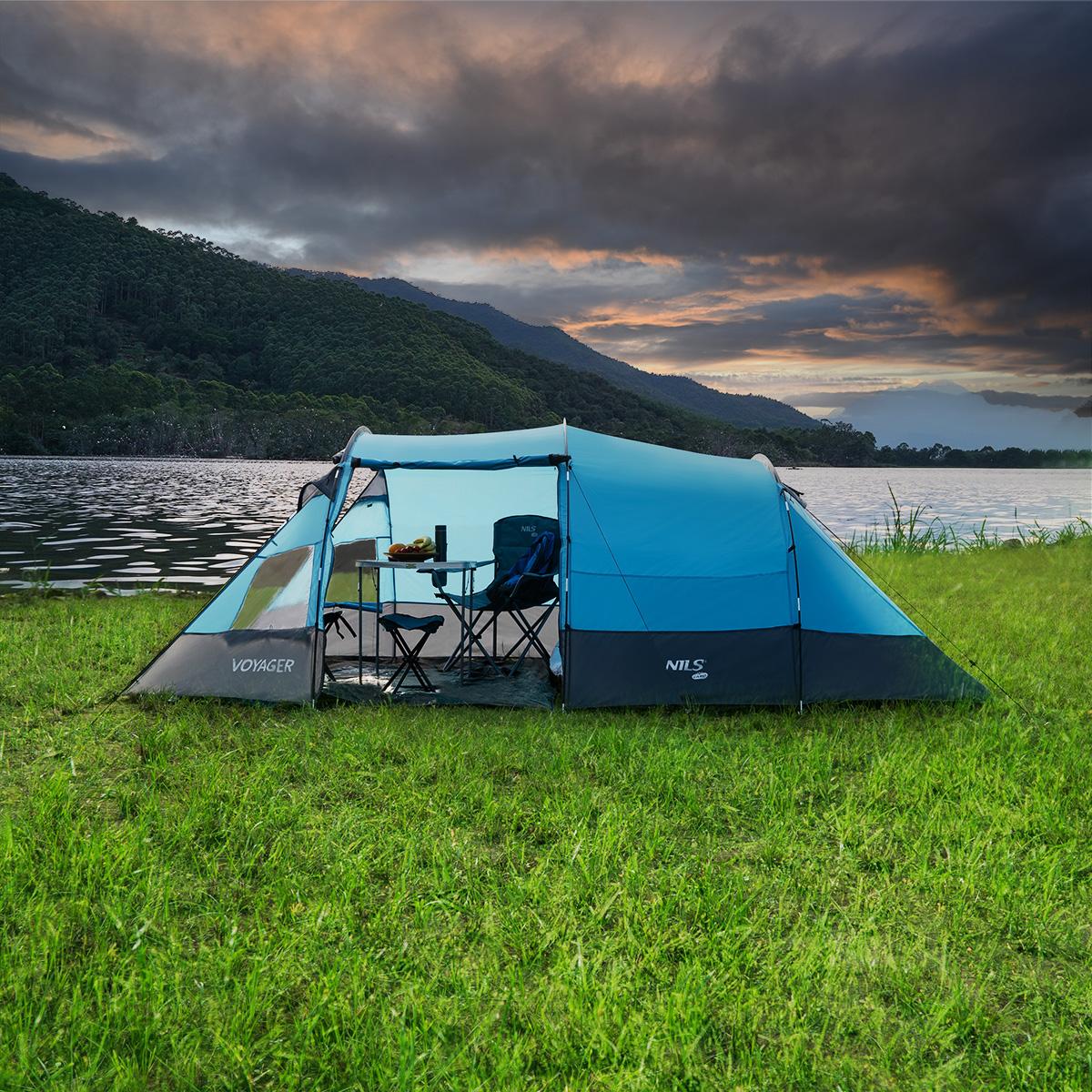 Camping Tent, 4-Person, Waterproof, Easy Setup