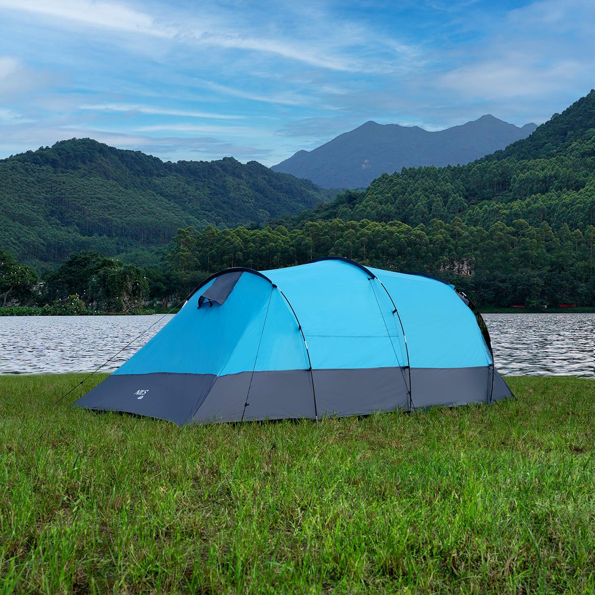 Camping Tent, 4-Person, Waterproof, Easy Setup