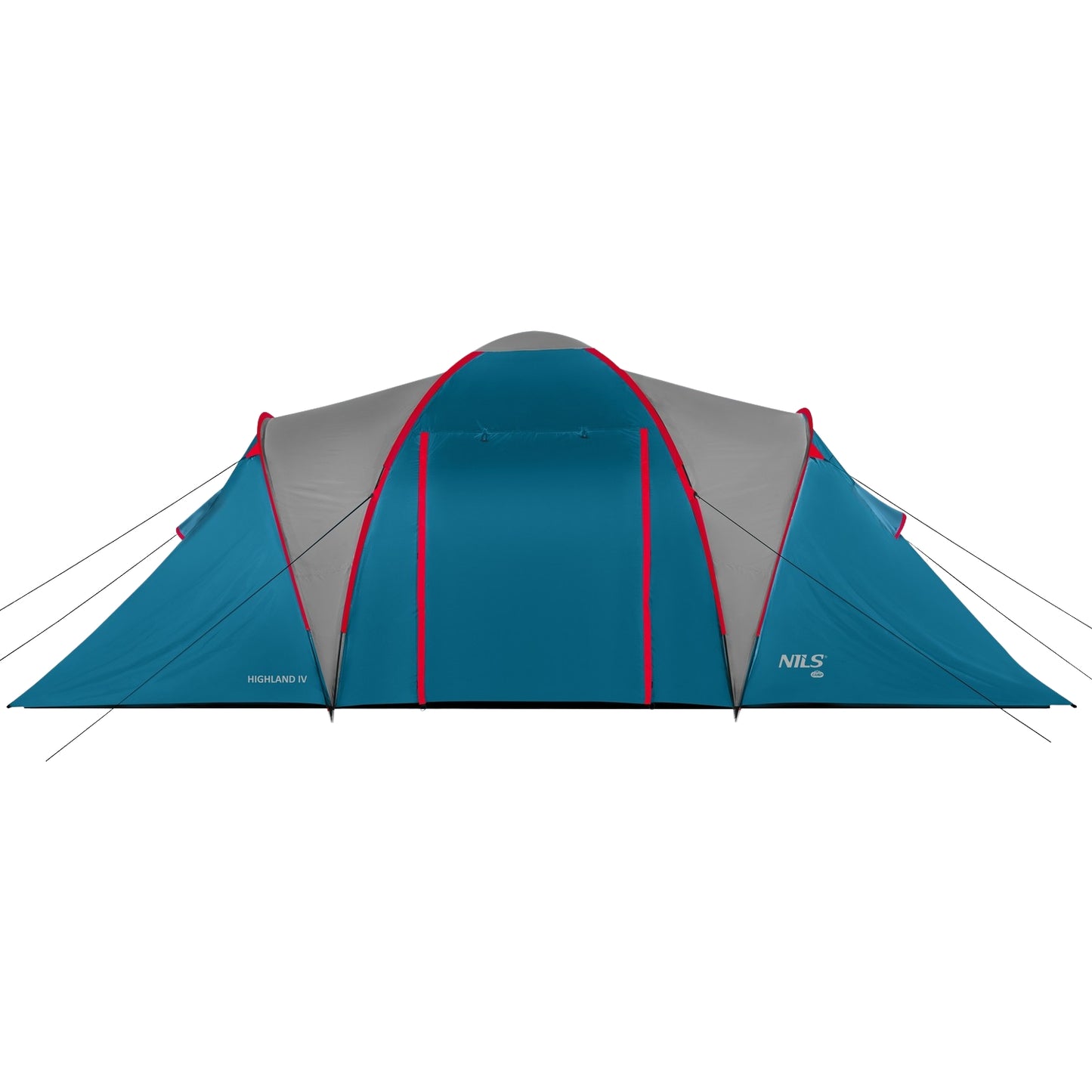 Camping Tent, Blue/Light Gray, 4-Person