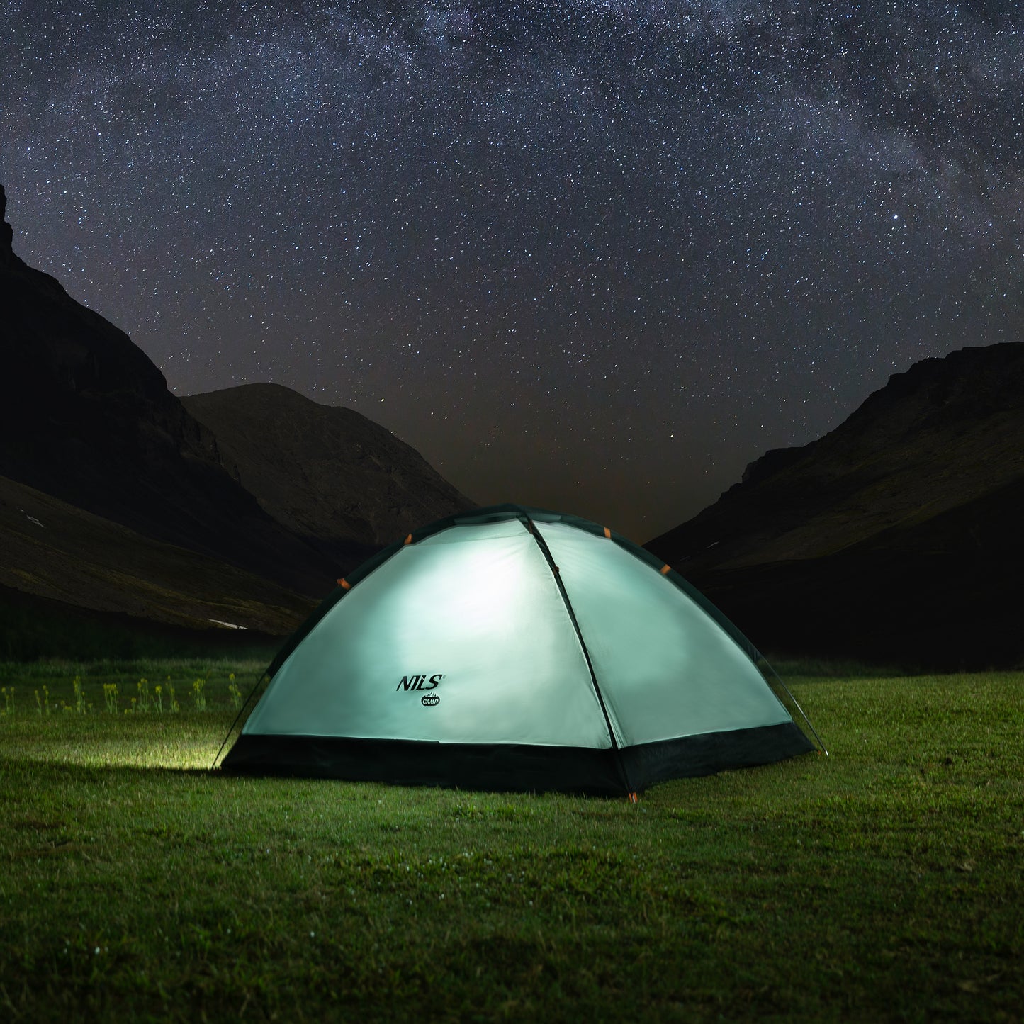 Camping Tent, Green, Nightfall, 2-Person