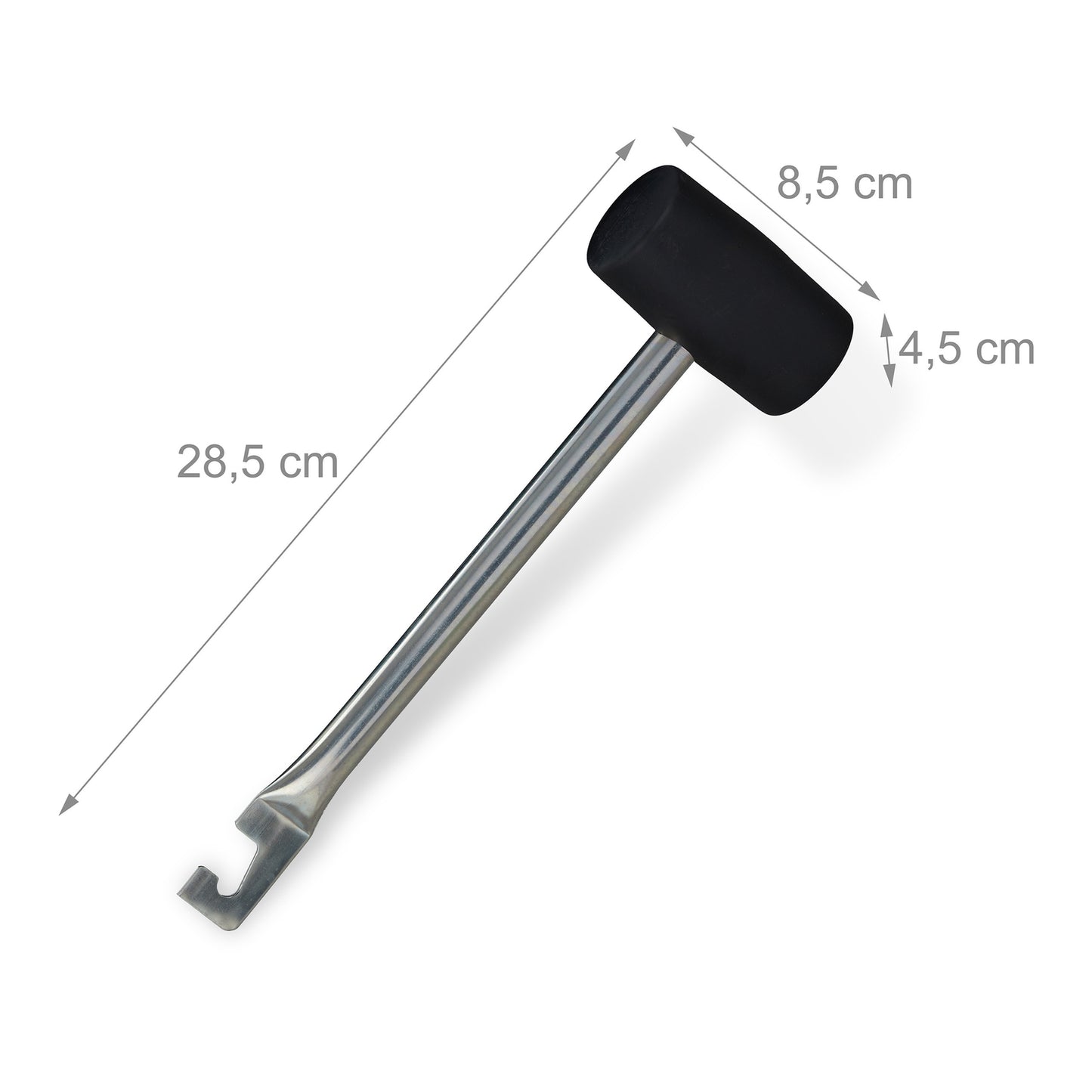 Camping hammer set with strainer puller