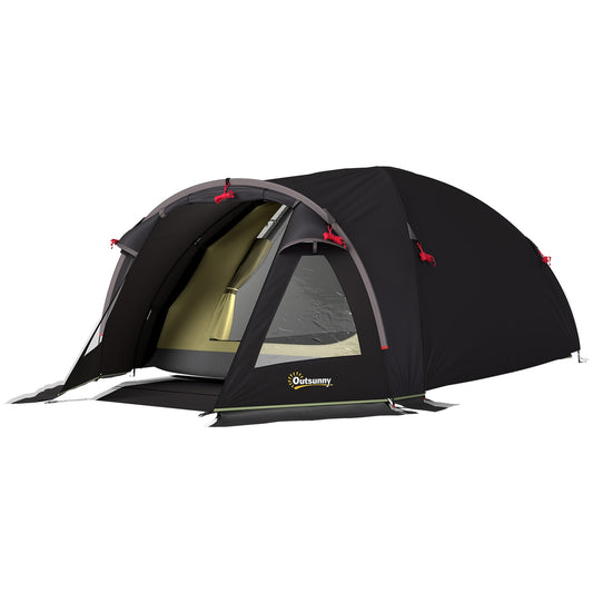 4-Person Tunnel Tent, Lightweight, UV 50+ Protection