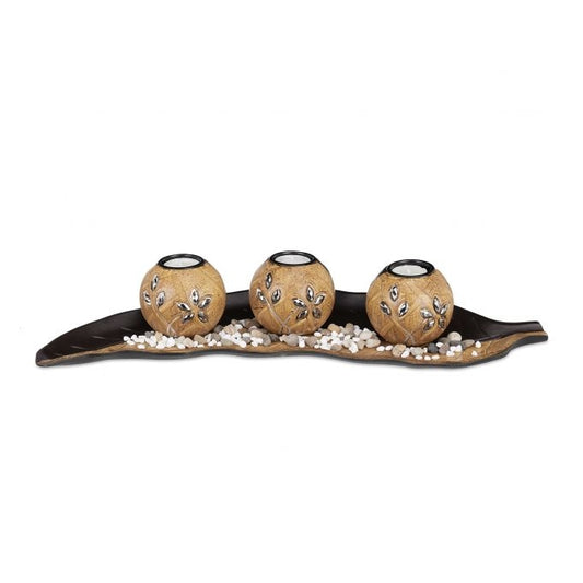 Candle holder with tealight holder