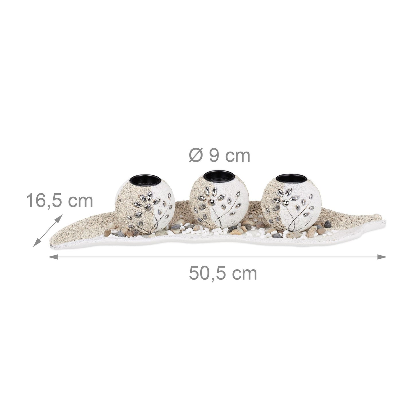 Candle holder with tealight holder