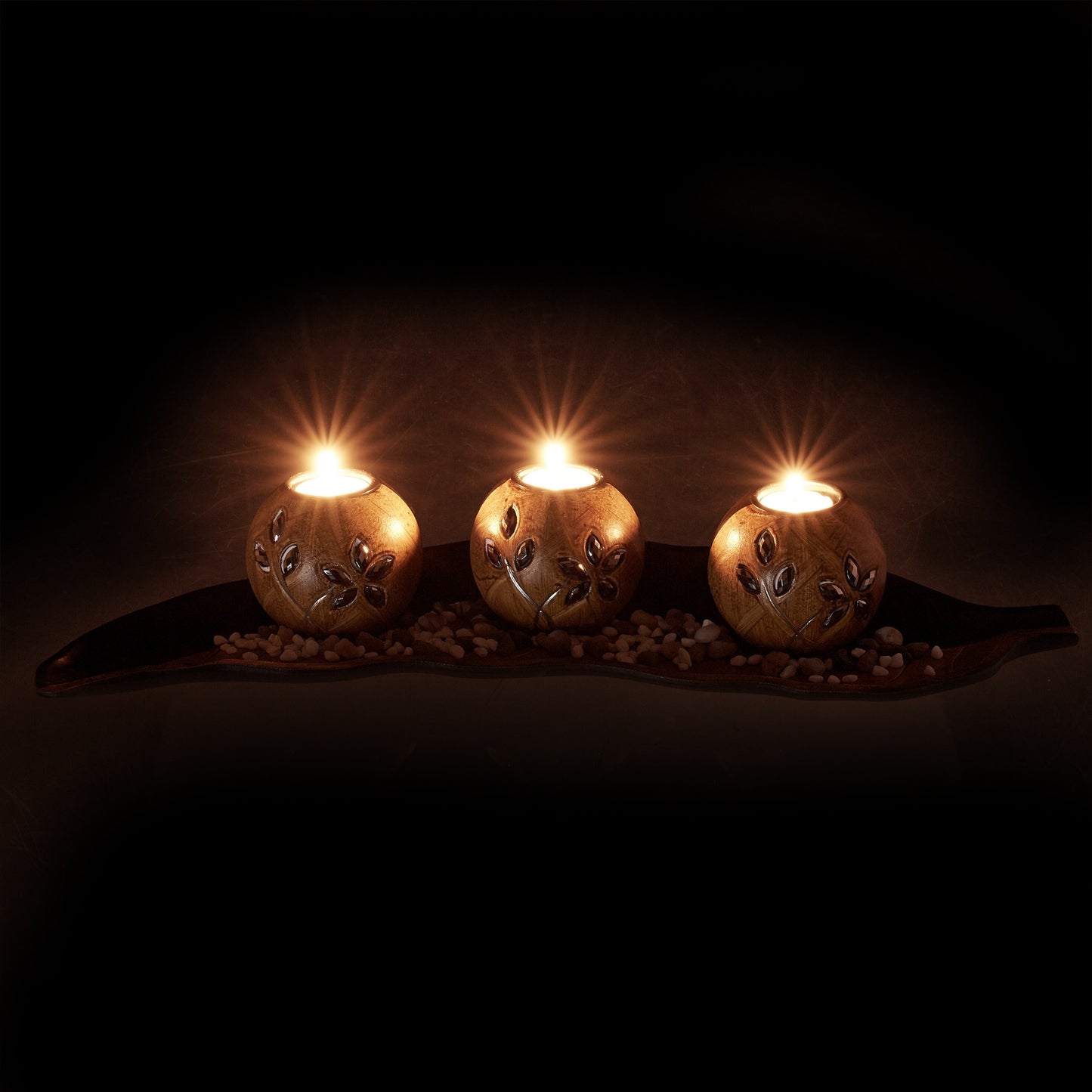 Candle holder with tealight holder
