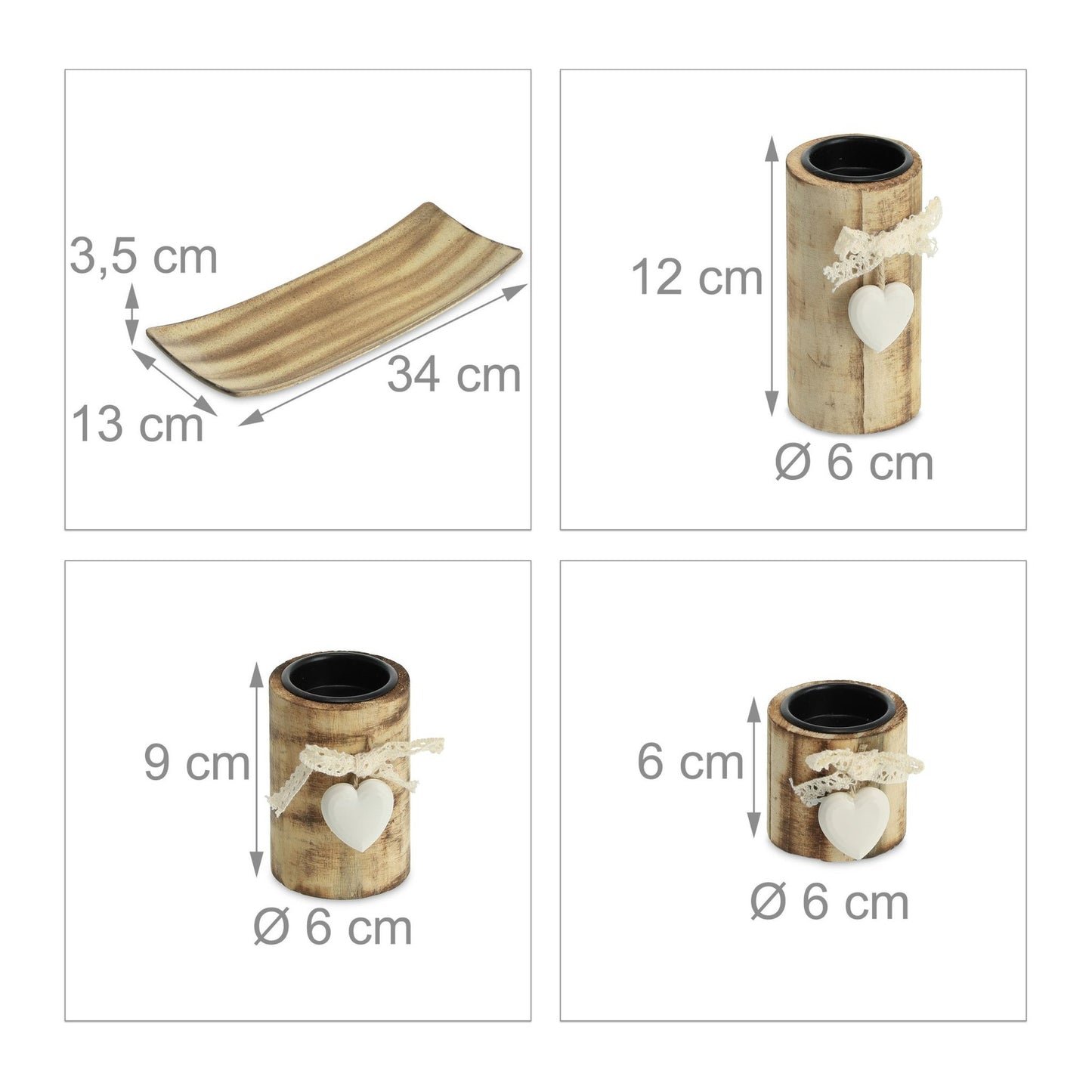 Candlestick for tealights