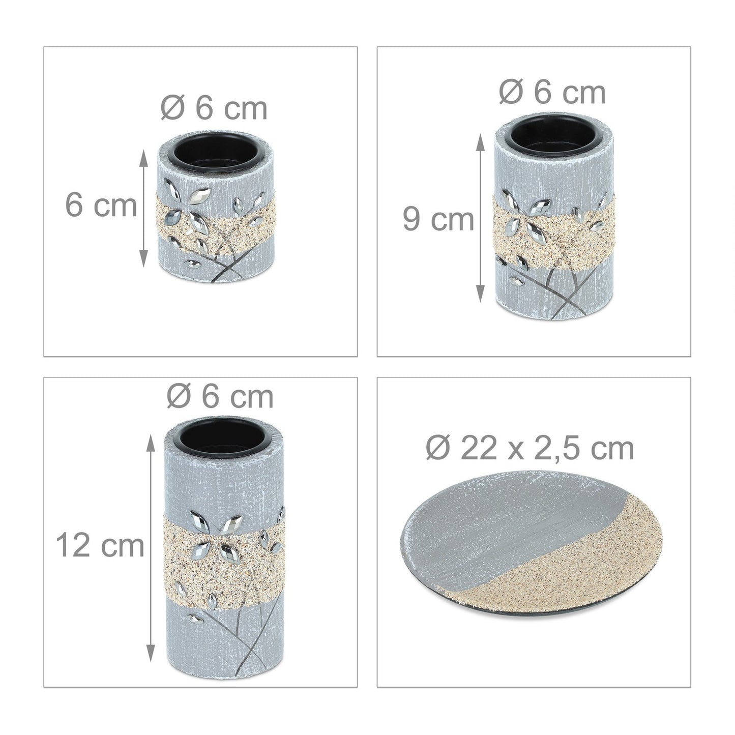 Candlestick for tealights