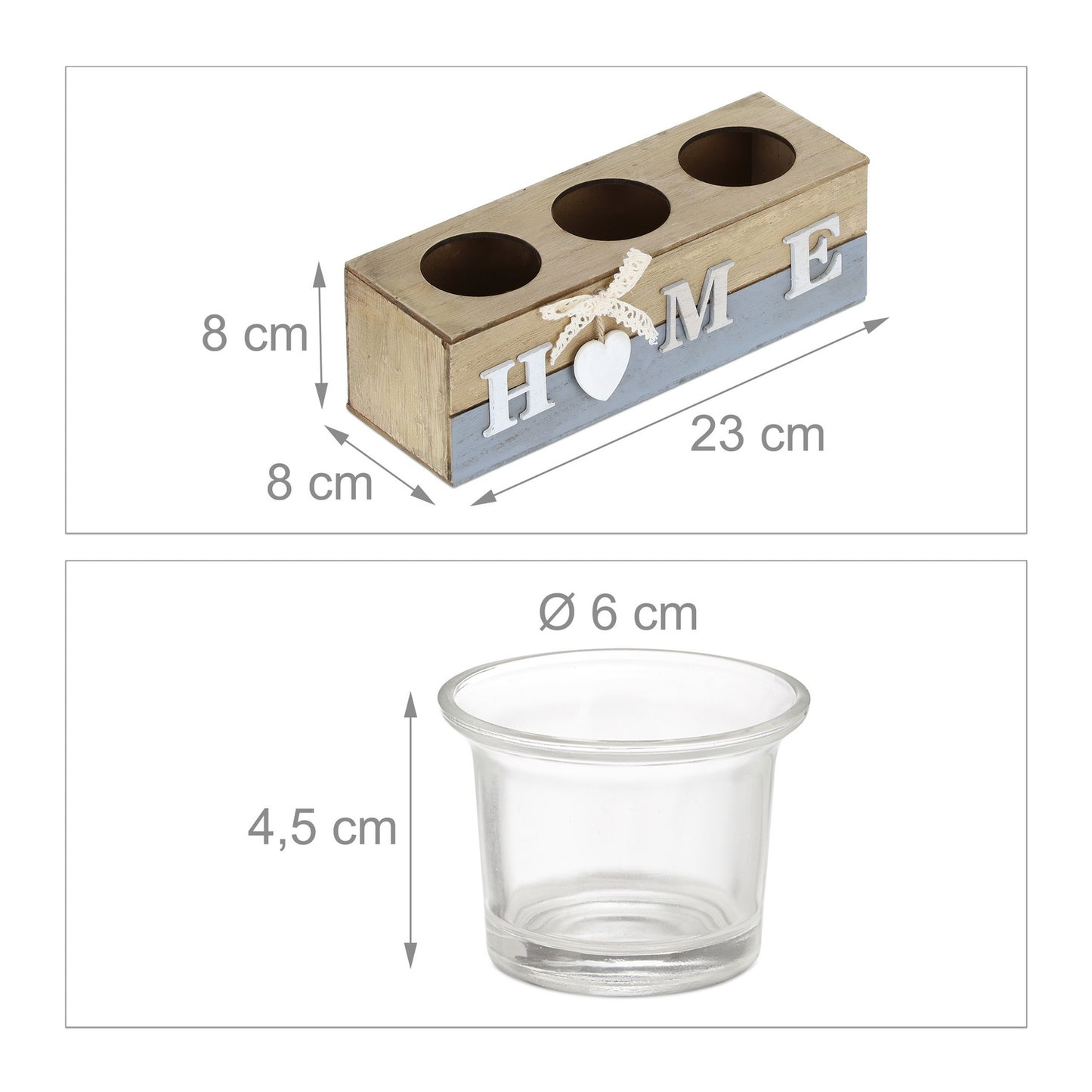Candlestick for tealights