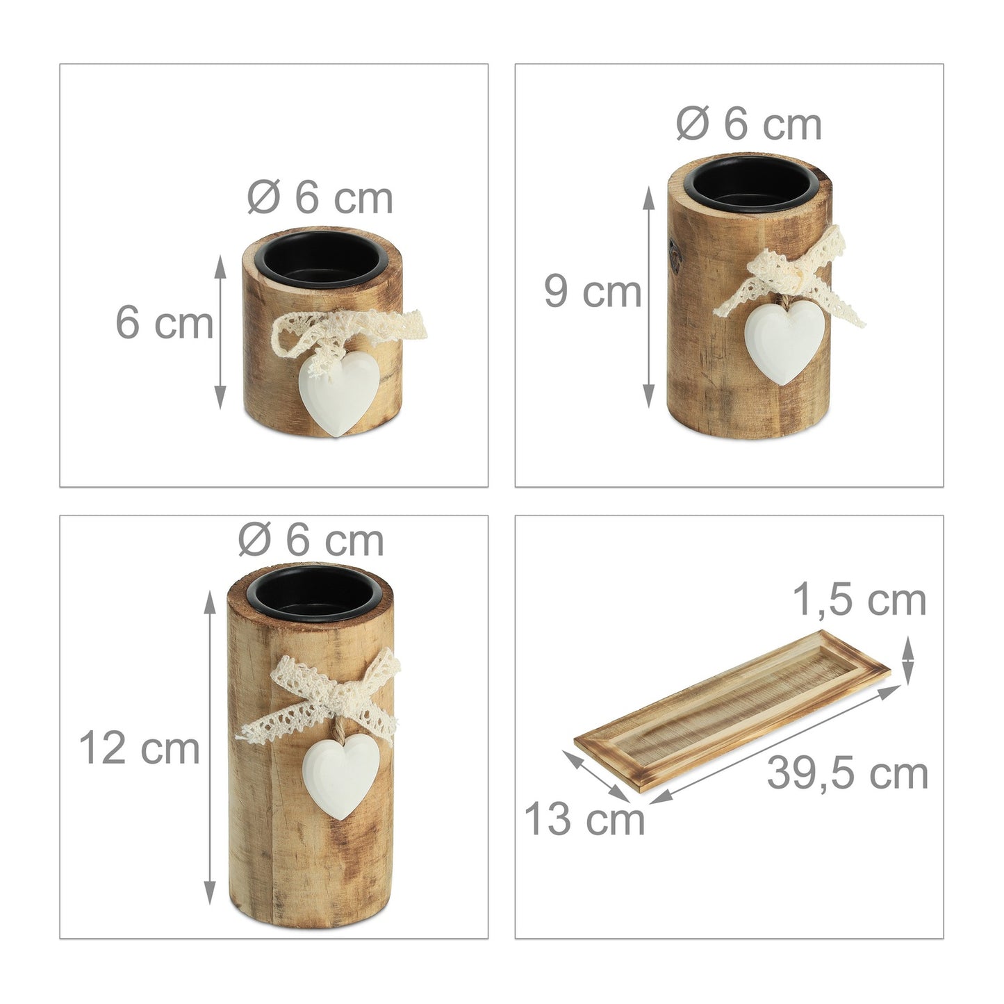 Candlestick for tealights