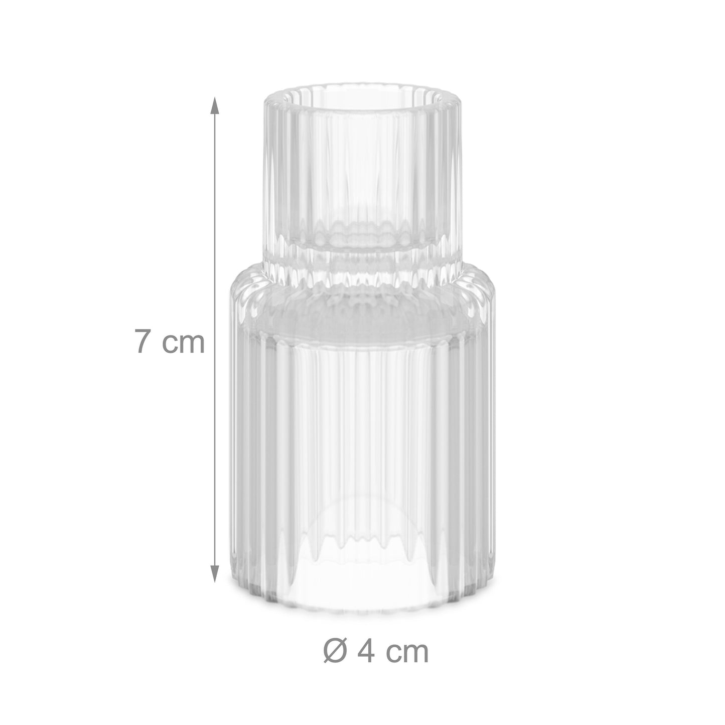 Candlestick in glass 20-pack