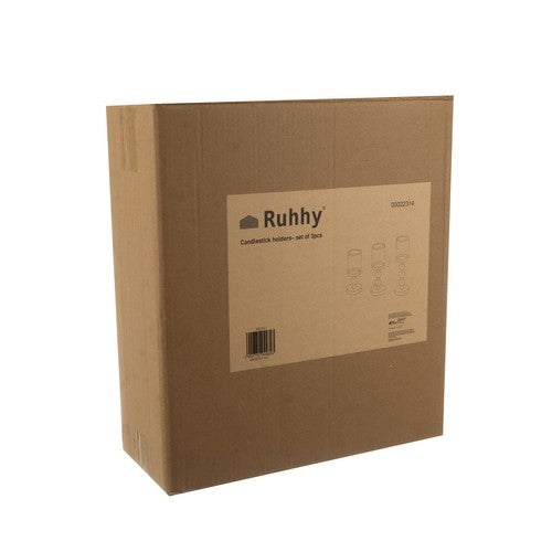 Candlestick-lantern set of 3 pcs. Ruhhy 22314