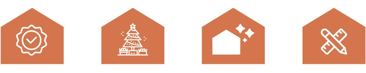 Candy-Shaped Christmas Pillow, Red & White, 30x15 cm