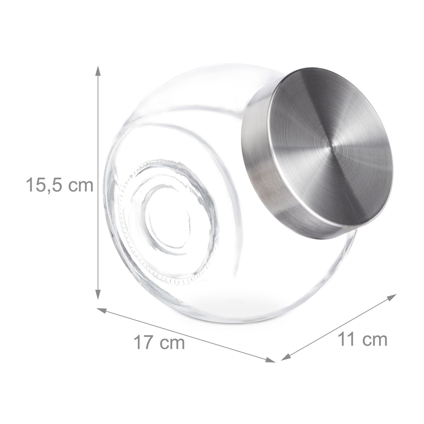 Candy cans 1.5 l set of 4