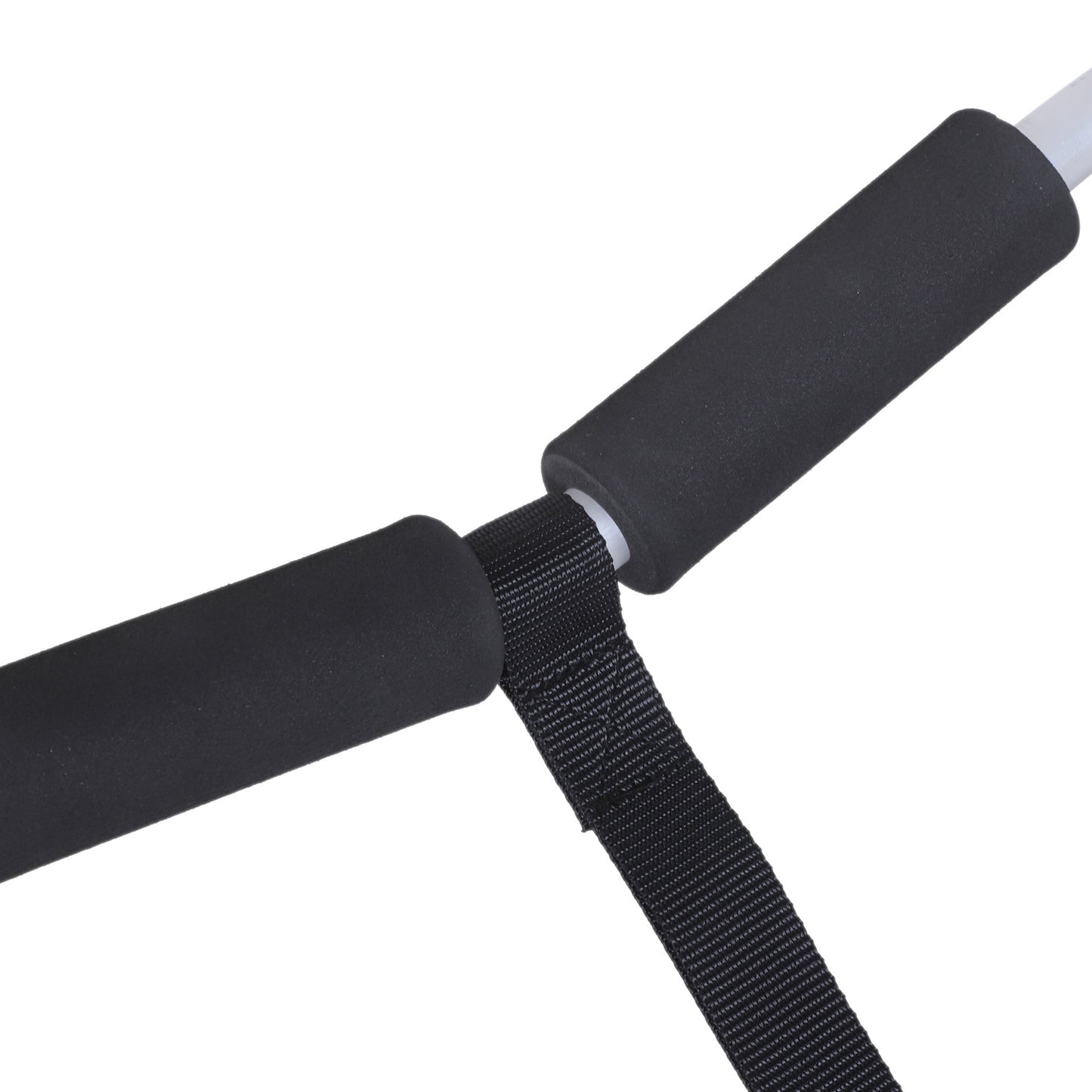 Canoe and kayak cart, foldable with PU wheels, 90 kg capacity